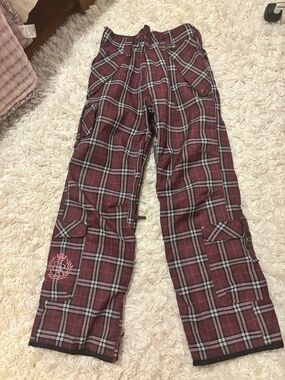 Betty Rides Plaid Ski Pants